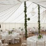 Traditional marquee interior